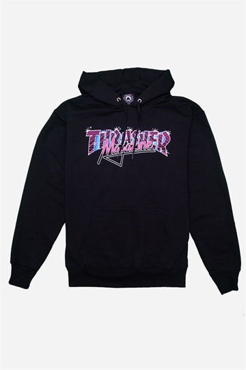 Thrasher Hoodie - Vice Logo - Svart
