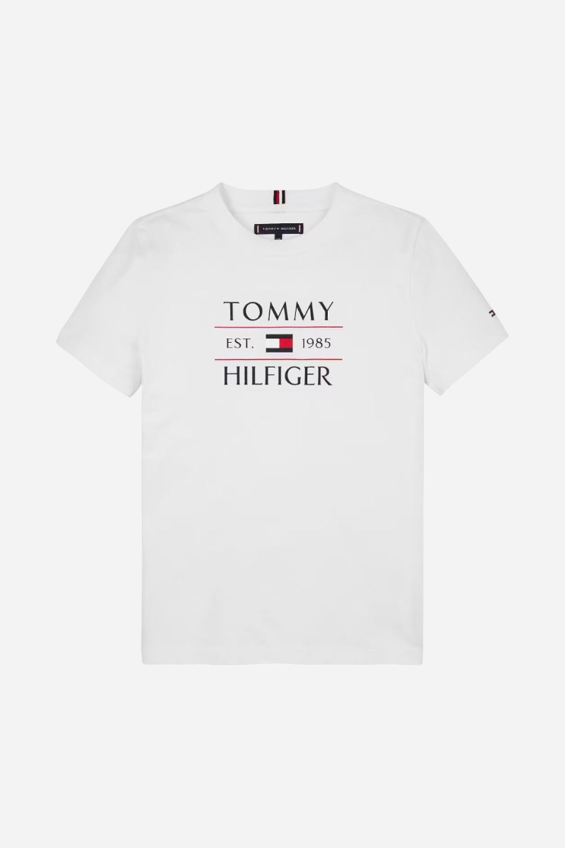 Tommy Hilfiger Flag T-shirt - Vit