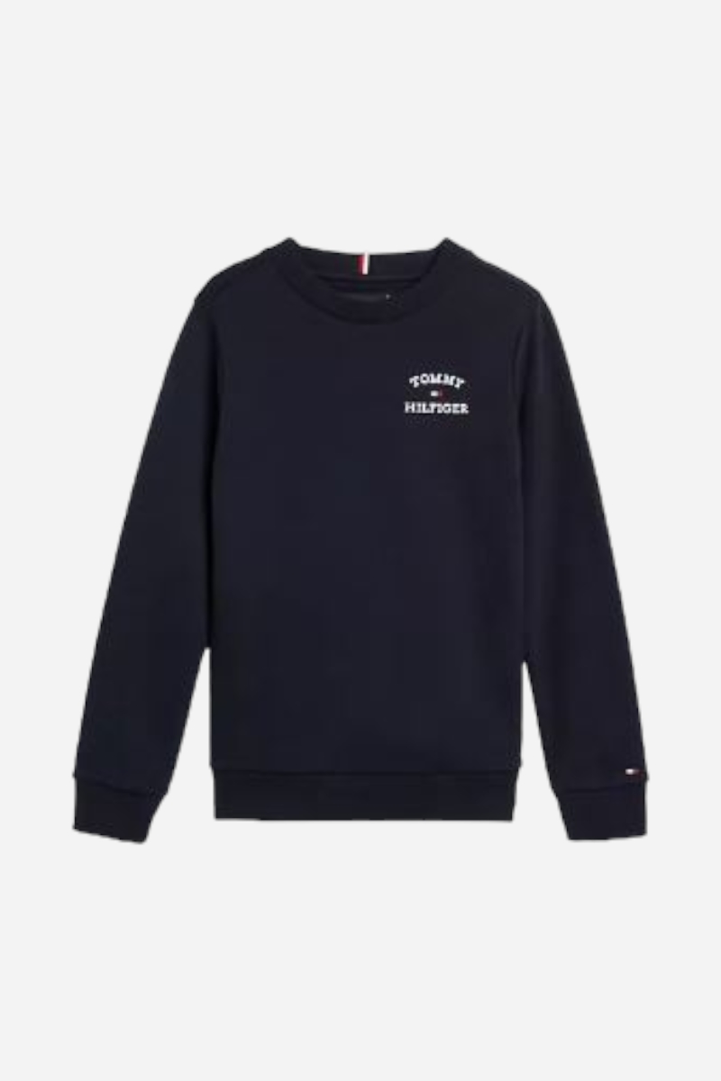 Tommy Hilfiger Sweatshirt - Logotyp - Dessert Sky