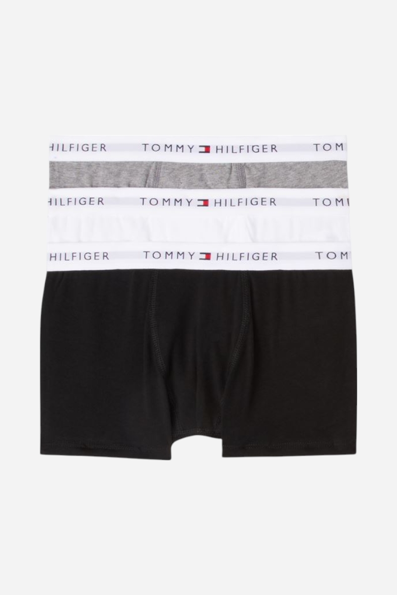 Tommy Hilfiger 3-pack Trunks - Vit / Grå / Svart